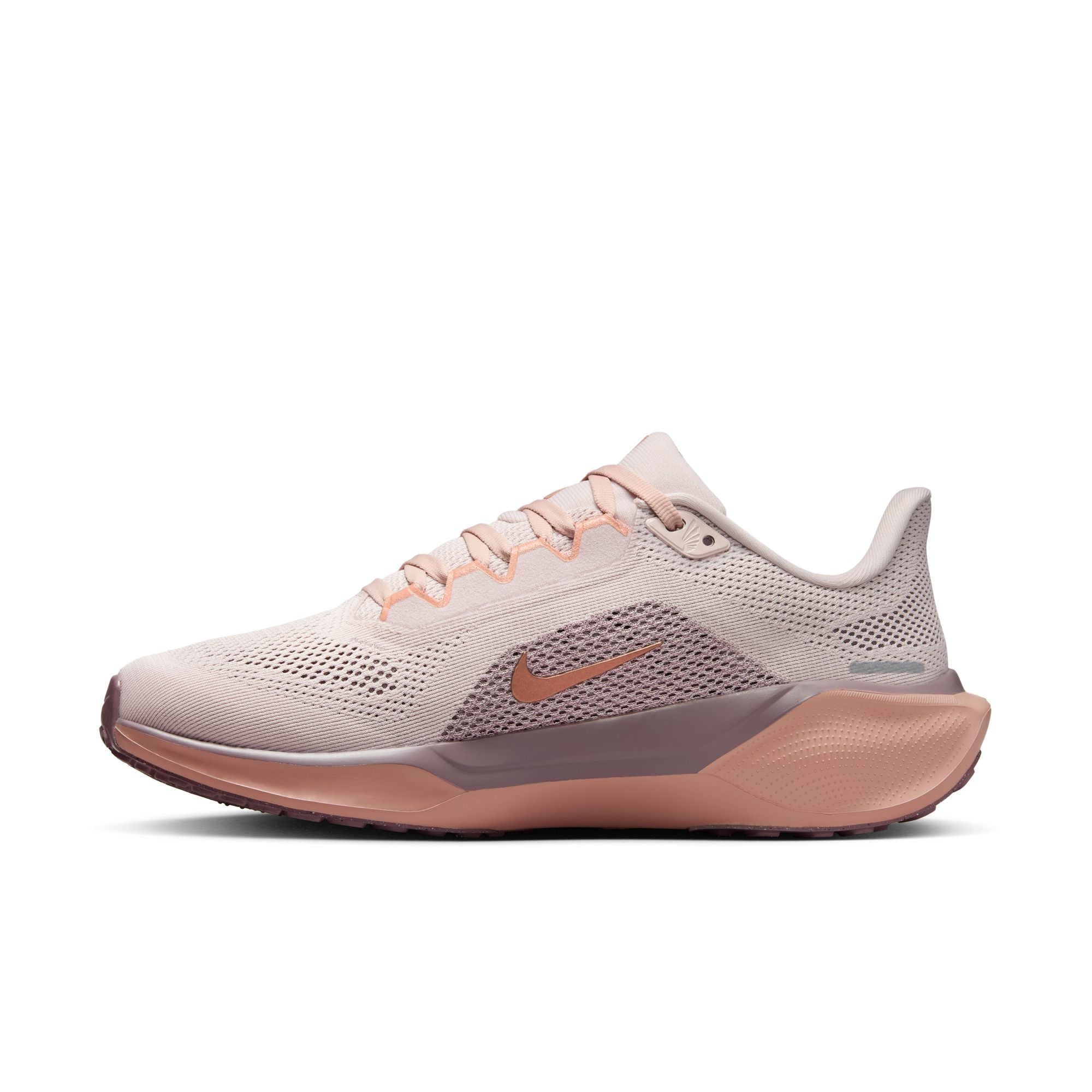 Nike Air Zoom Pegasus 41 (B Width) - Silt Red/Metallic Rose Gold (Womens)