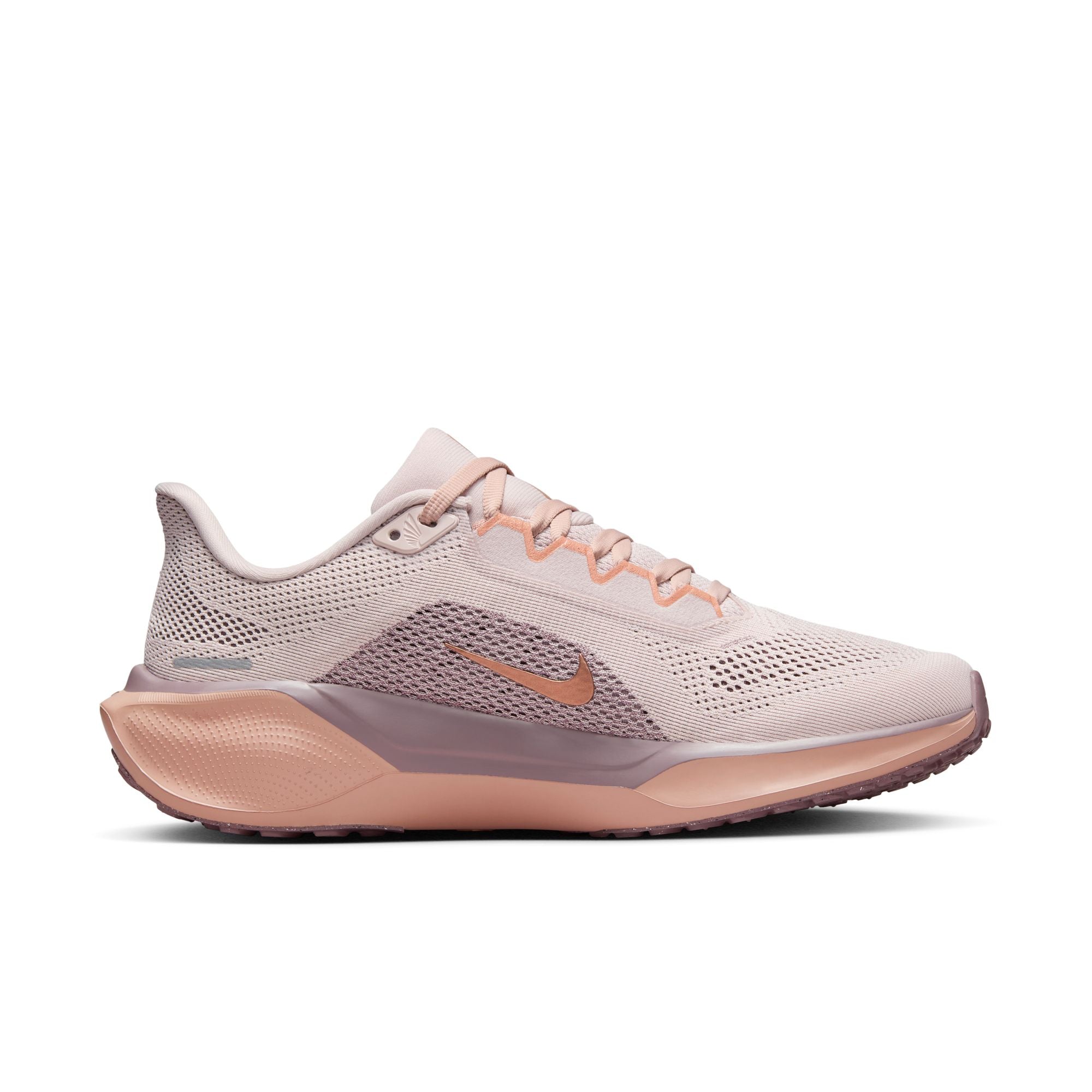 Nike Air Zoom Pegasus 41 (B Width) - Silt Red/Metallic Rose Gold (Womens)