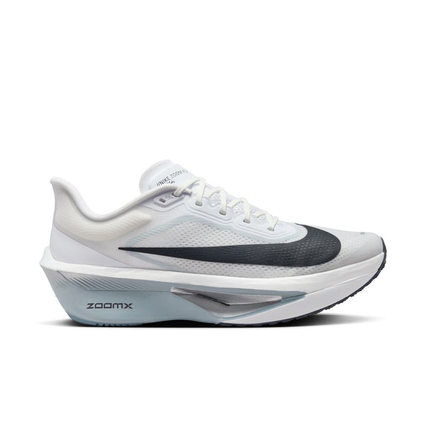 Nike Zoom Fly 6 (D Width)- White/Gridiron/Pure Platinum (Mens)
