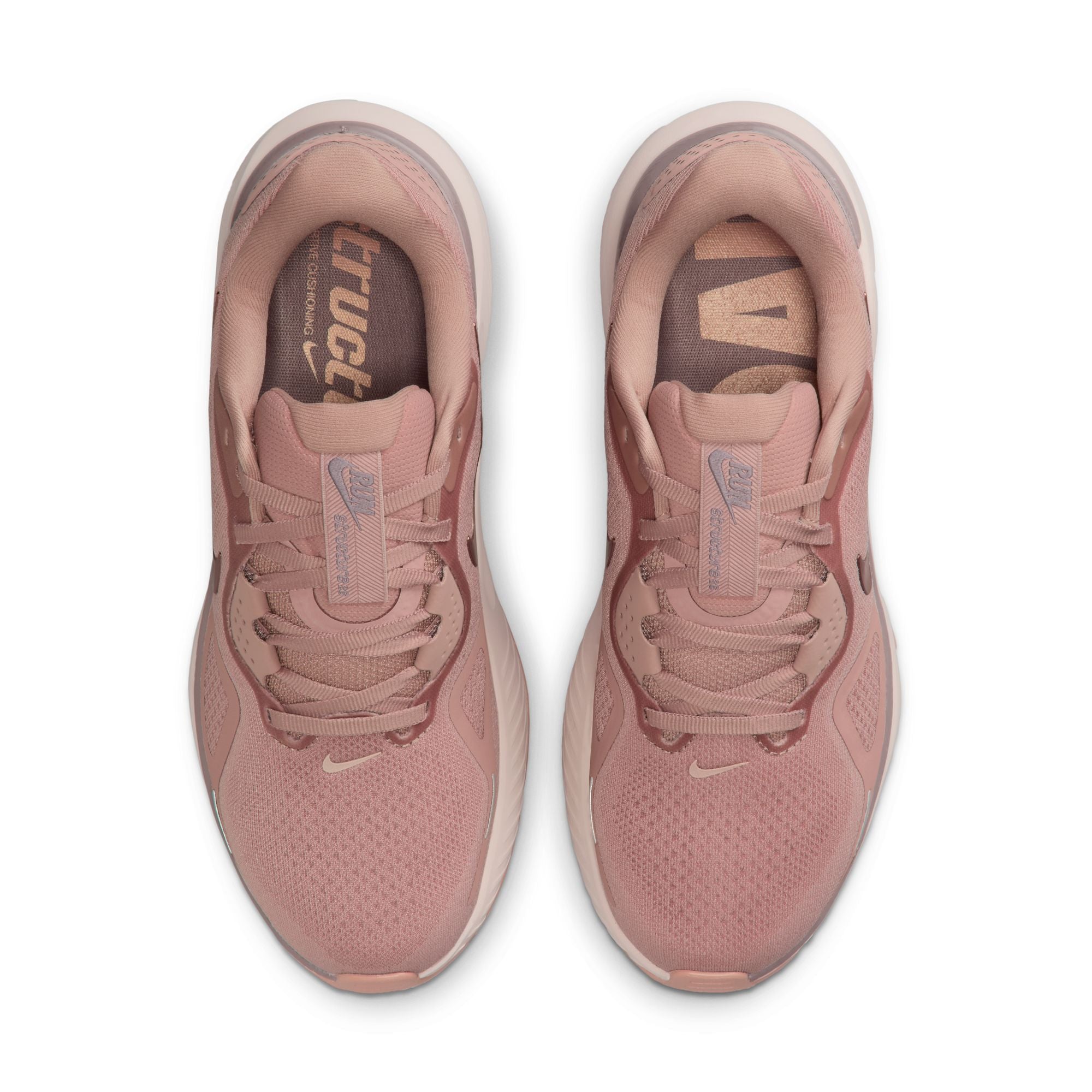 Nike Air Zoom Structure 26 (B Width) - Particle Pink/Metallic Rose Gold (Womens)