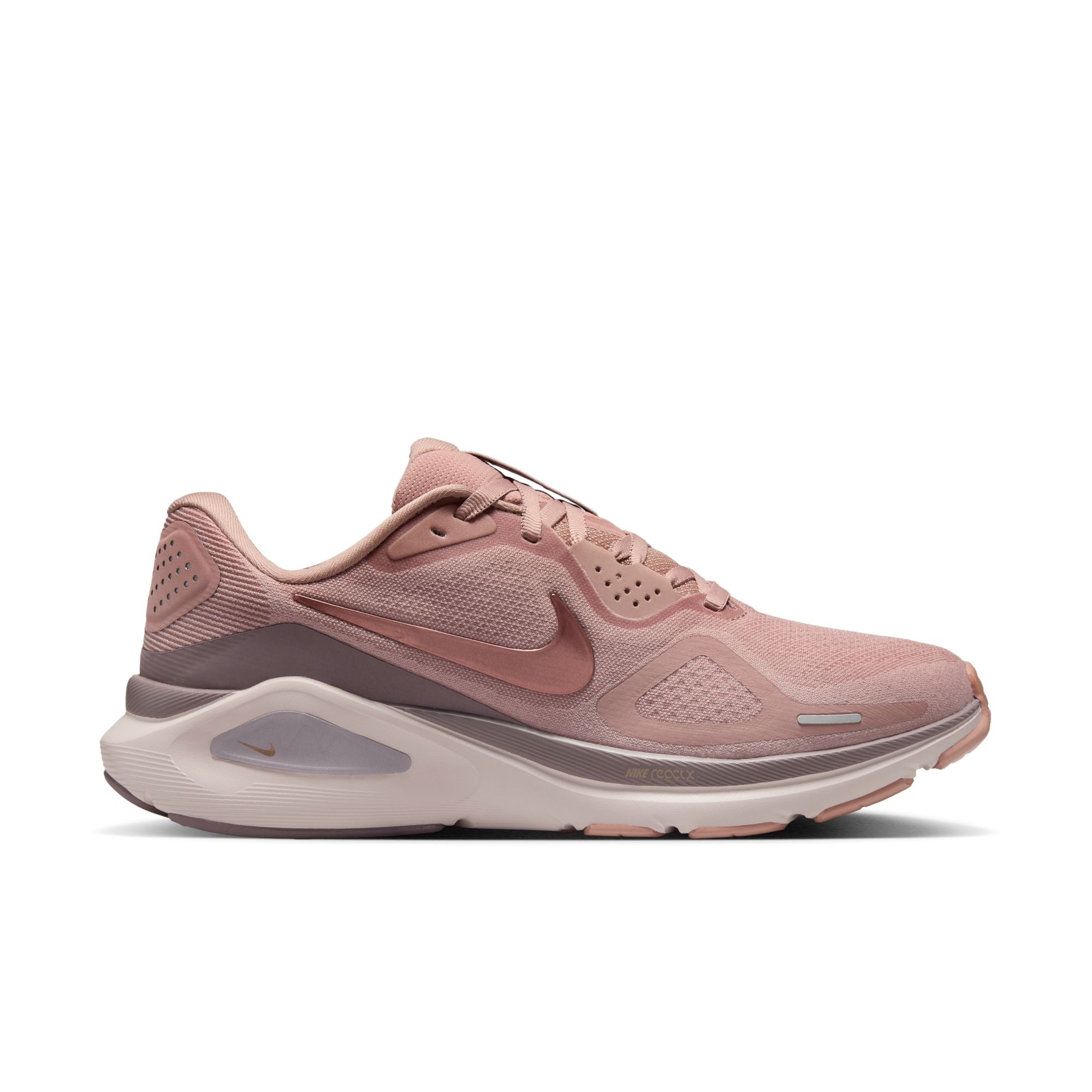 Nike Air Zoom Structure 26 (B Width) - Particle Pink/Metallic Rose Gold (Womens)