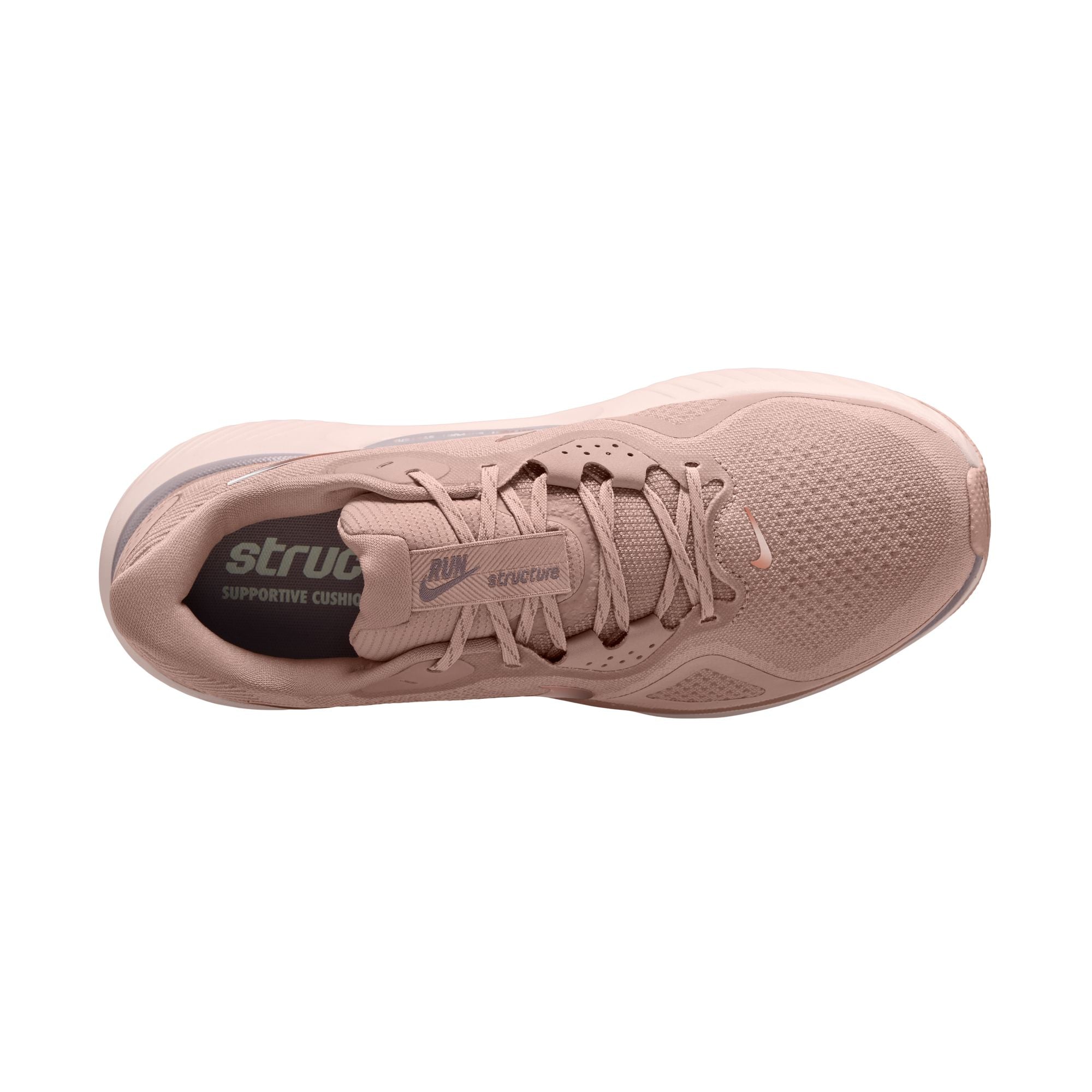 Nike Air Zoom Structure 26 (B Width) - Particle Pink/Metallic Rose Gold (Womens)