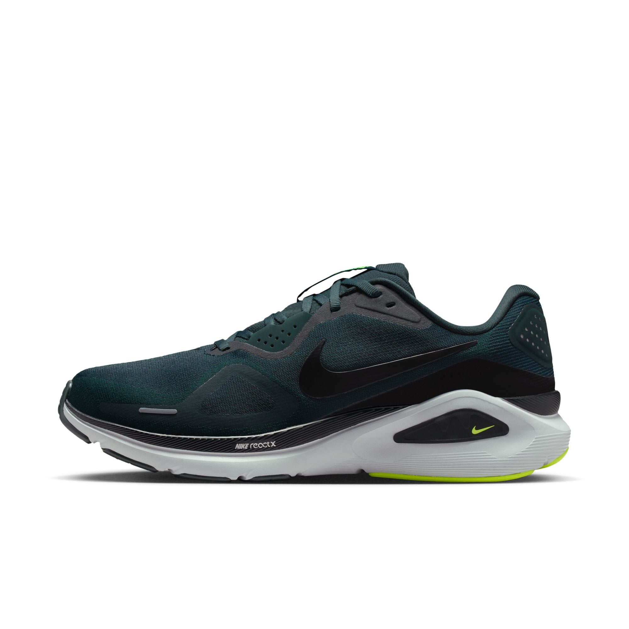 Nike Air Zoom Structure 26 (D Width) - Seaweed/Volt/Pure Platinum/Black (Mens)