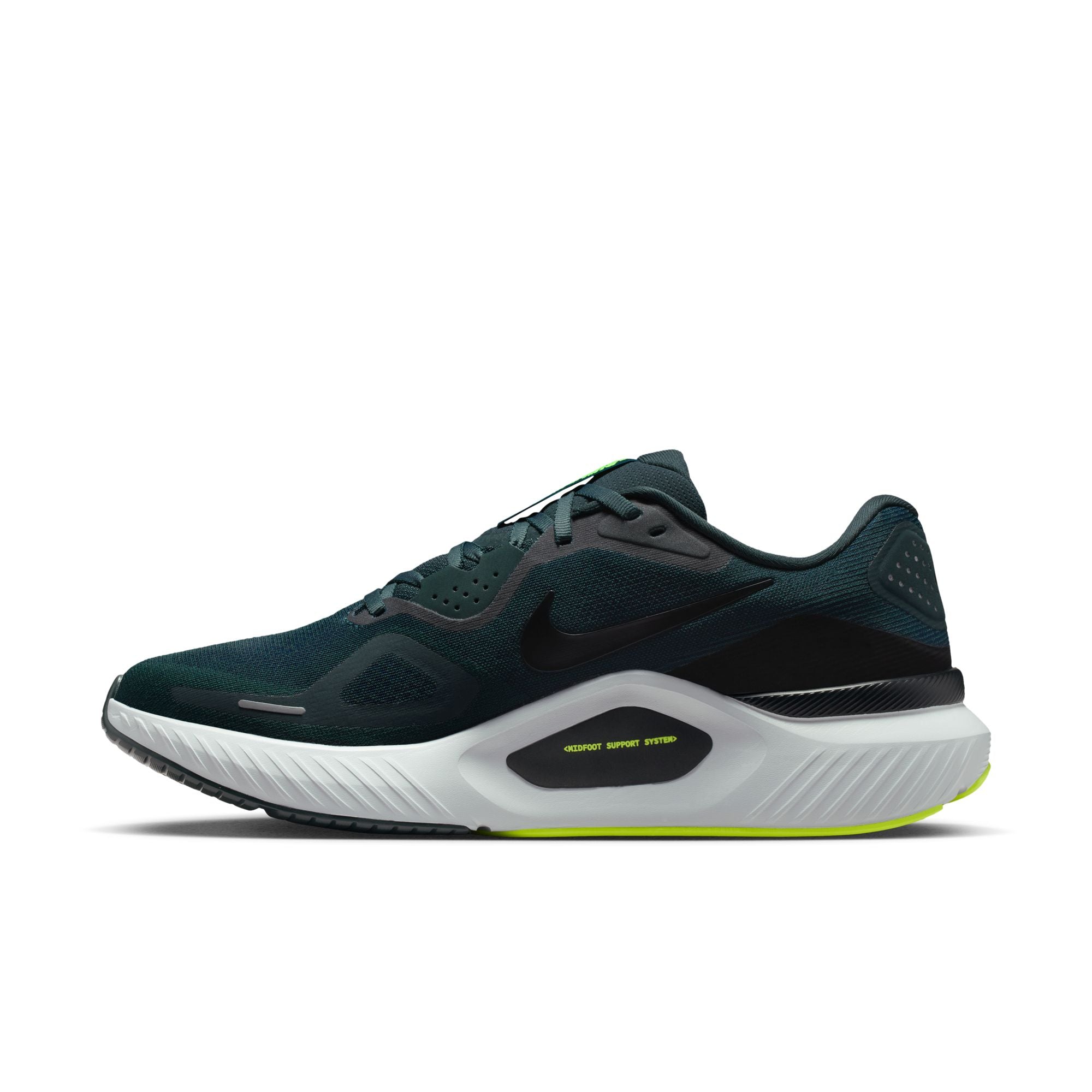 Nike Air Zoom Structure 26 (D Width) - Seaweed/Volt/Pure Platinum/Black (Mens)