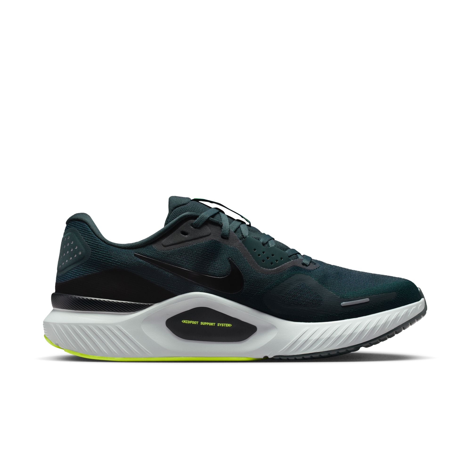 Nike Air Zoom Structure 26 (D Width) - Seaweed/Volt/Pure Platinum/Black (Mens)