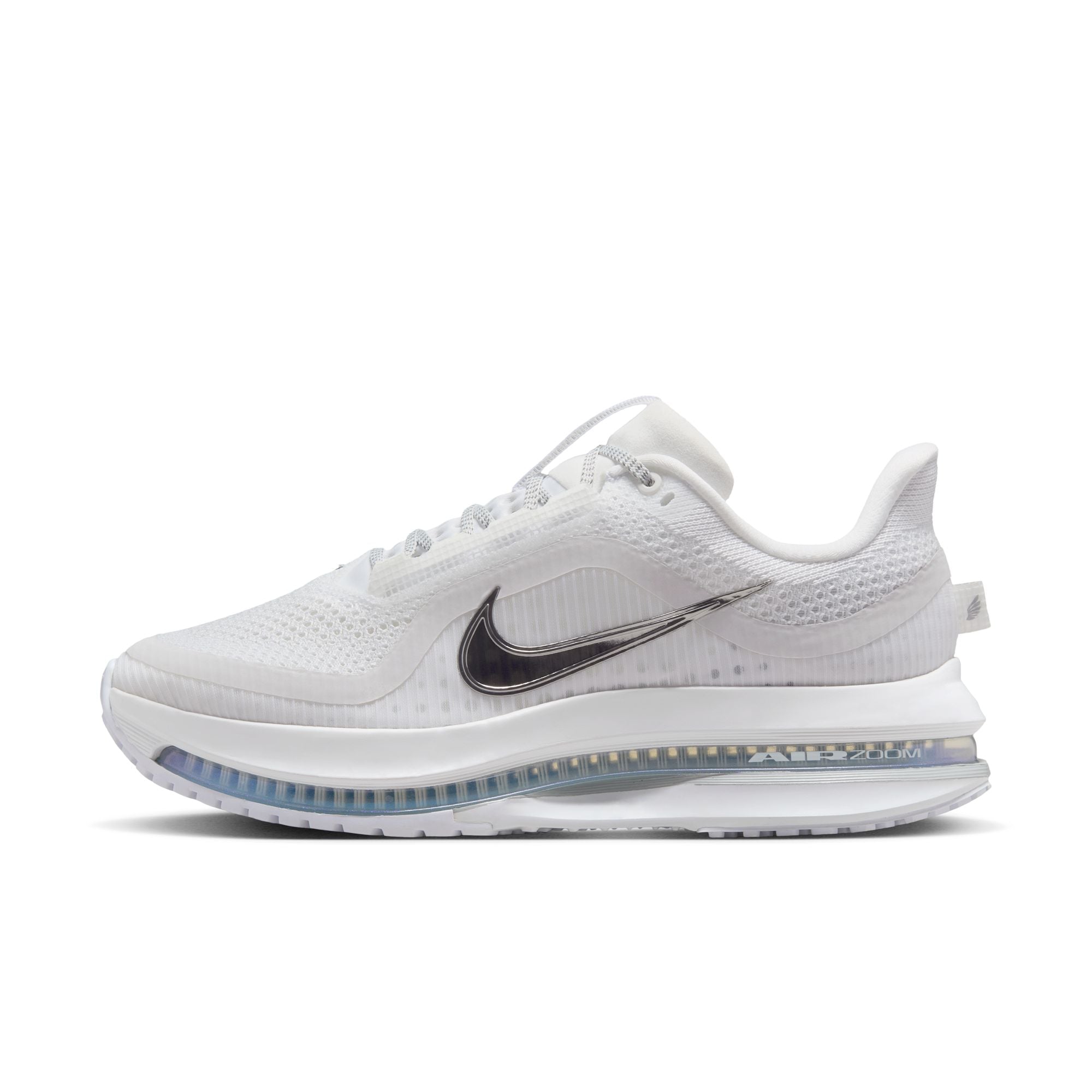 Nike Pegasus Premium (B Width) - White/Metallic Silver (Womens)