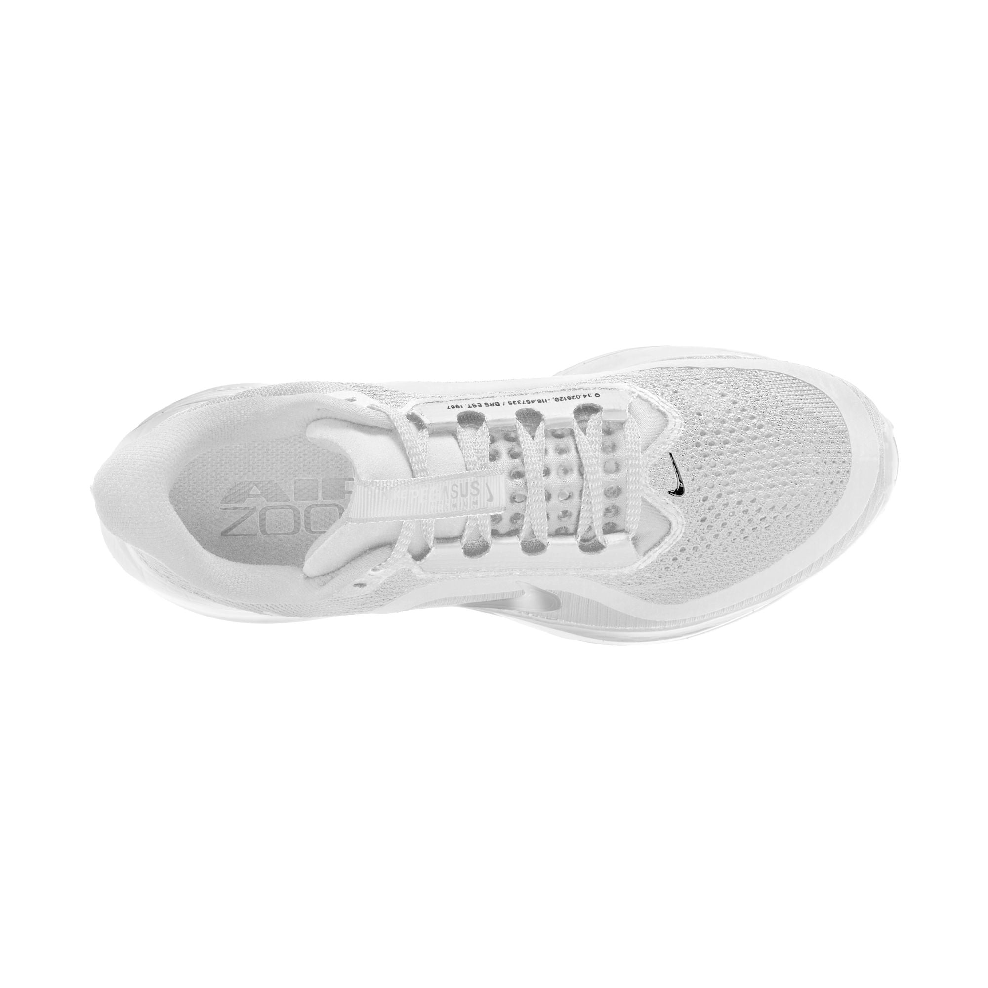 Nike Pegasus Premium (B Width) - White/Metallic Silver (Womens)