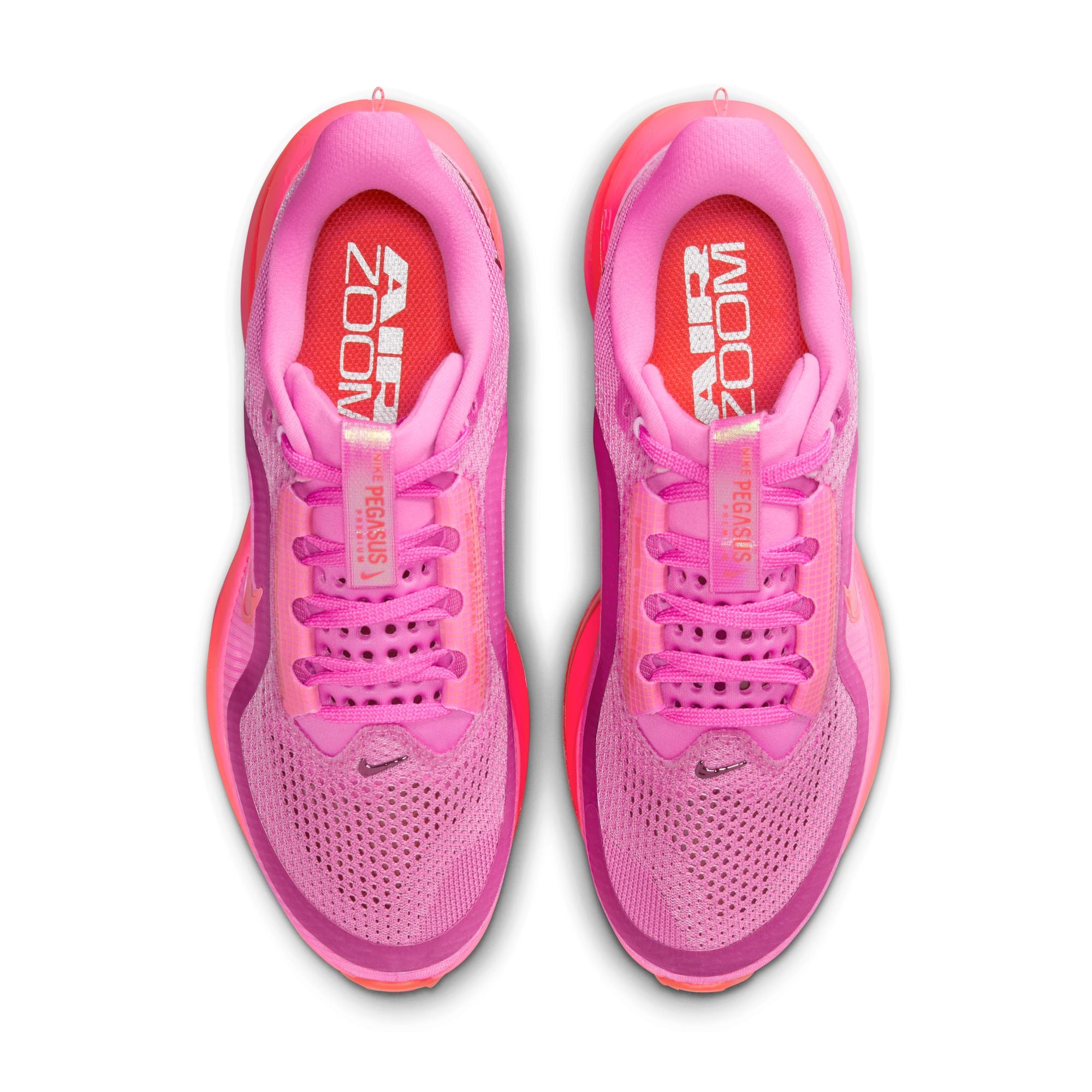 Nike Pegasus Premium (B Width) - Particle Pink/Bright Crimson (Womens)