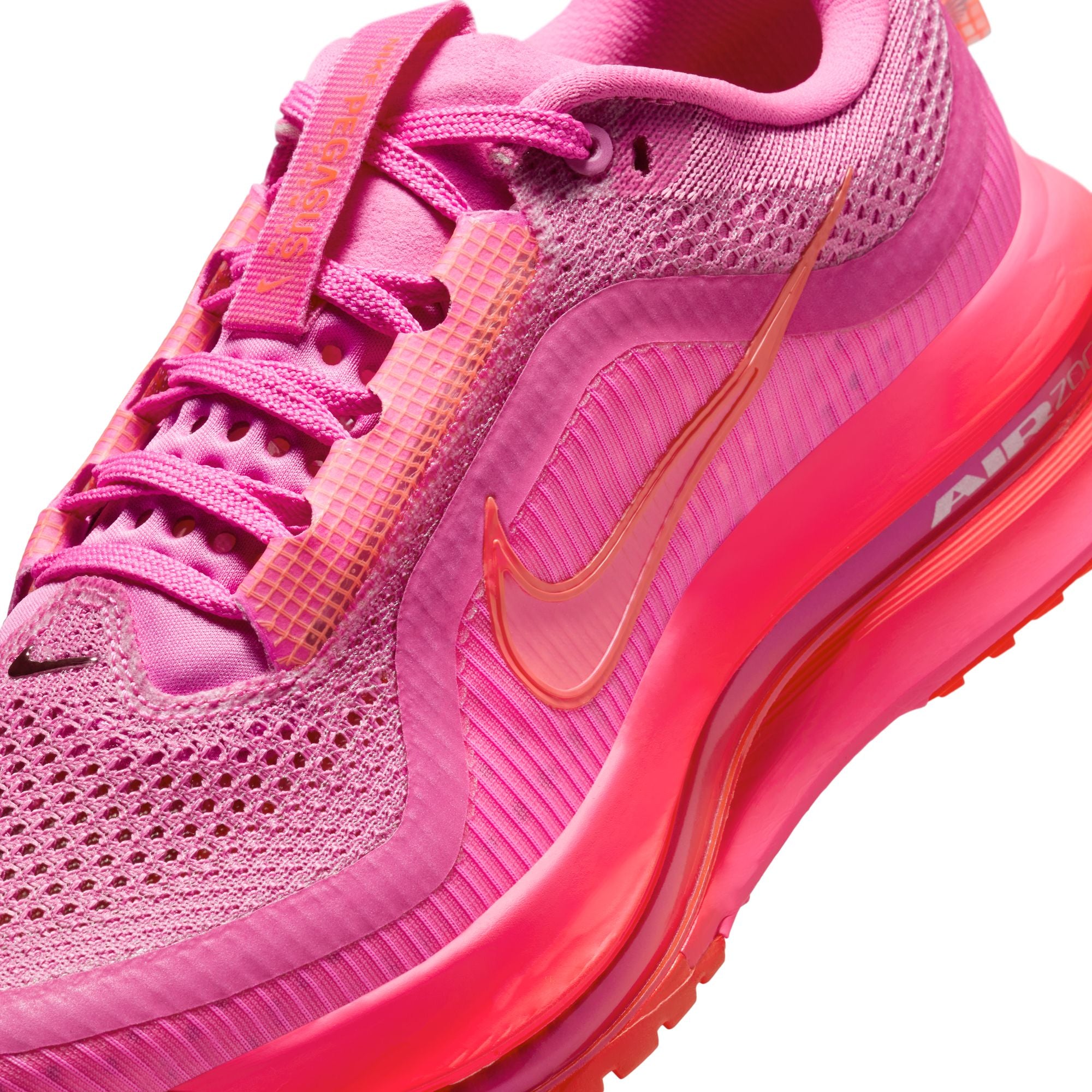 Nike Pegasus Premium (B Width) - Particle Pink/Bright Crimson (Womens)