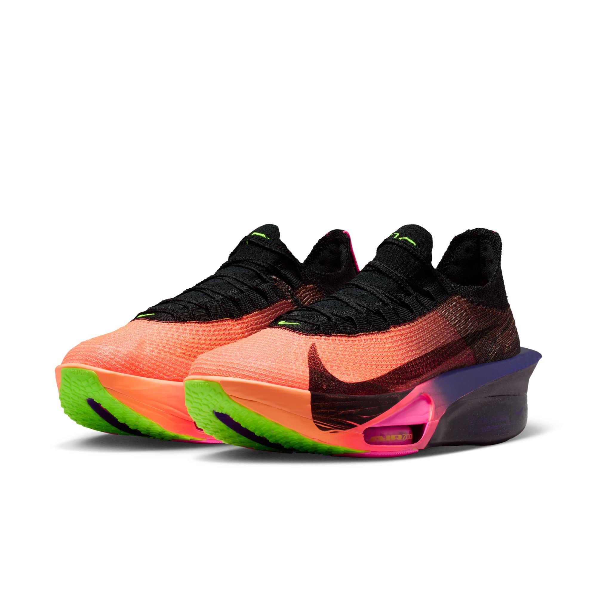 Nike Air Zoom Alphafly Next% 3 GLAM - Orange Pulse/Purple Dynasty/Electric Green/Black (Mens)