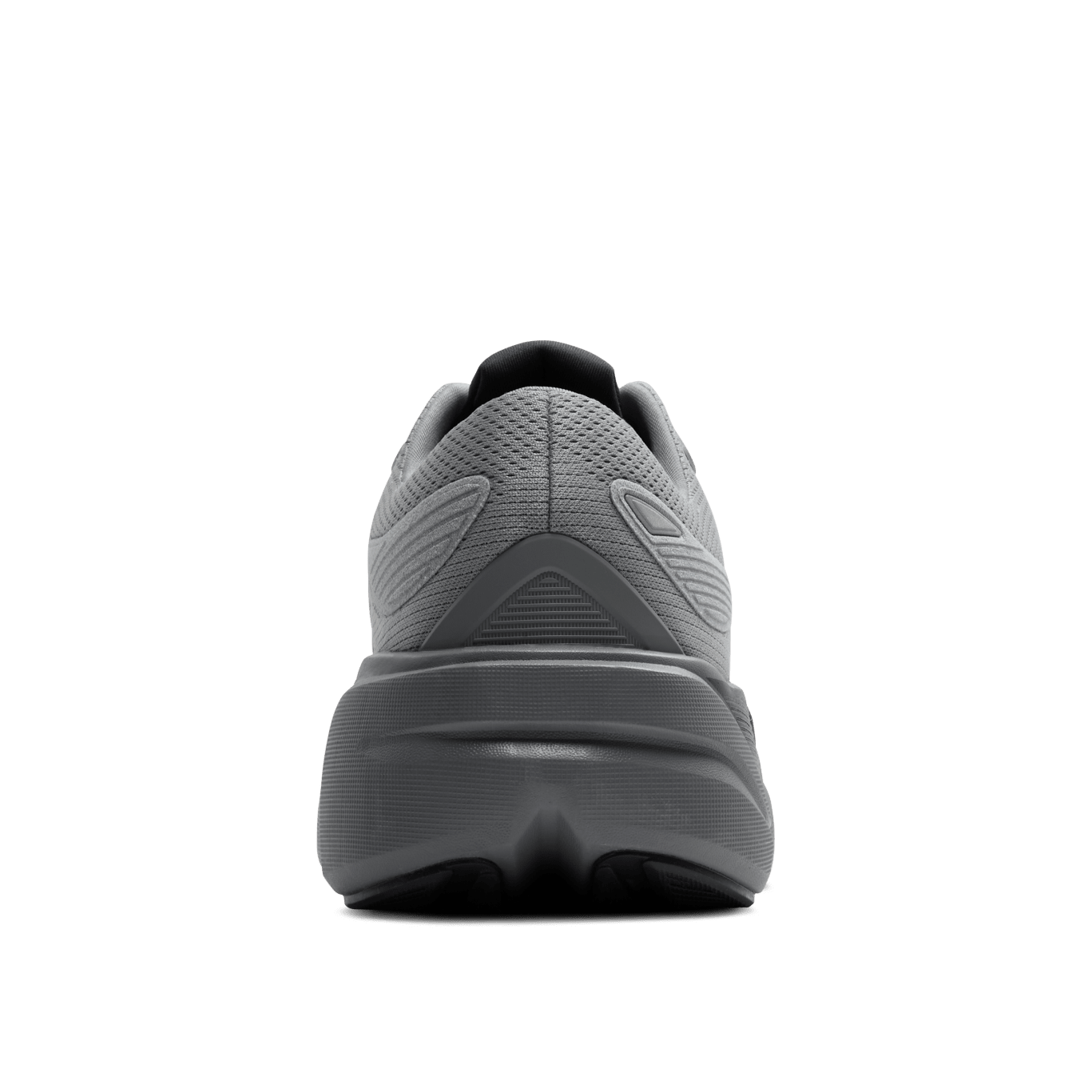 Gray running shoe on a transparent background