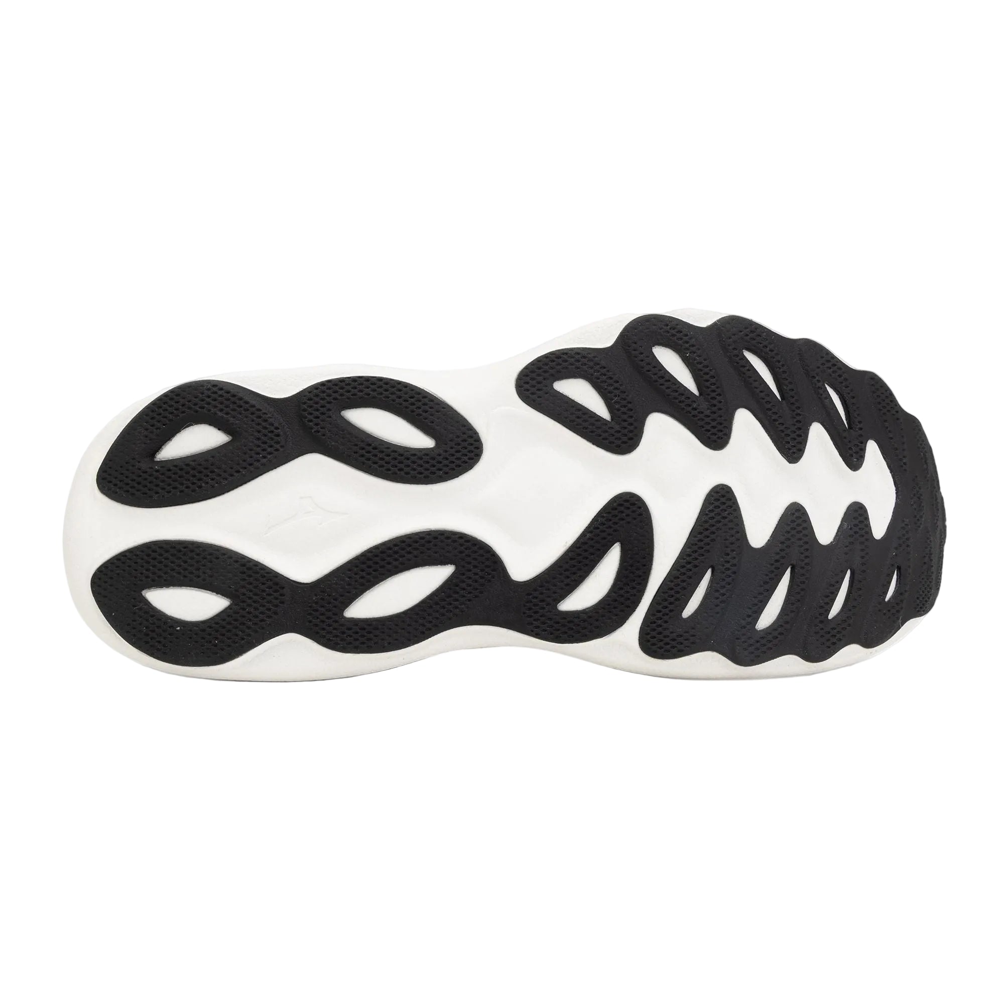 Black and white sneaker sole on a white background