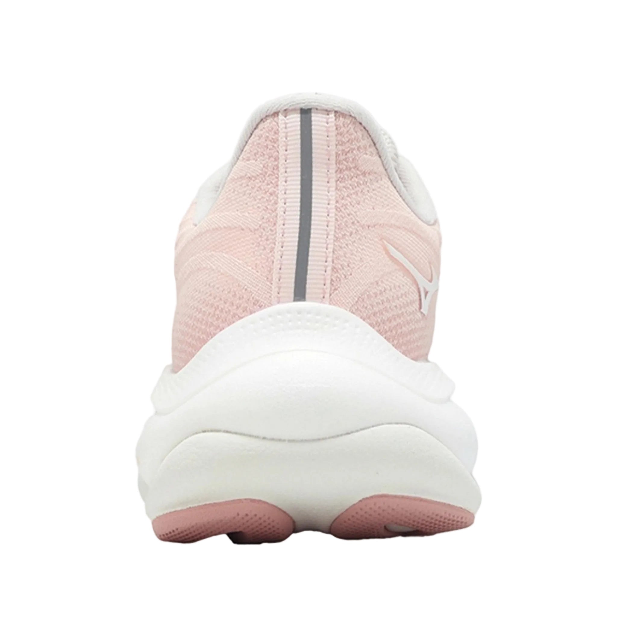 Pink slip-on shoe with white sole on a light gray background