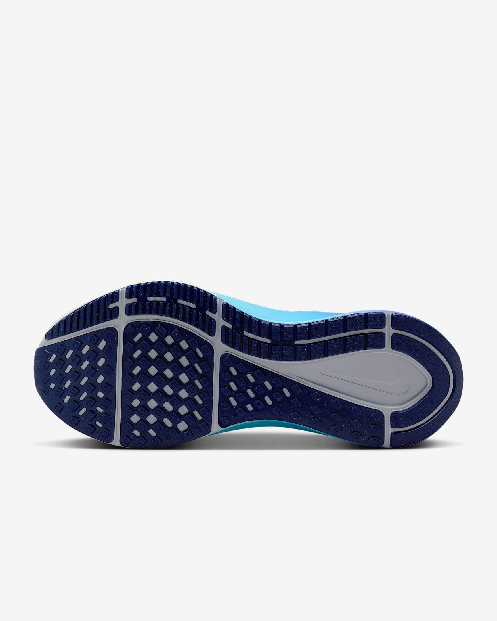 Nike Air Zoom Structure 25 (D Width) - Football Grey/Blue Void-Ghost (Mens)