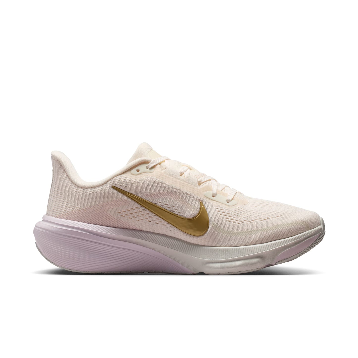 Nike Air Zoom Pegasus 42 (B Width) Womens - Chalk/Spruce Aura/Bleached Lilac/Metallic Gold