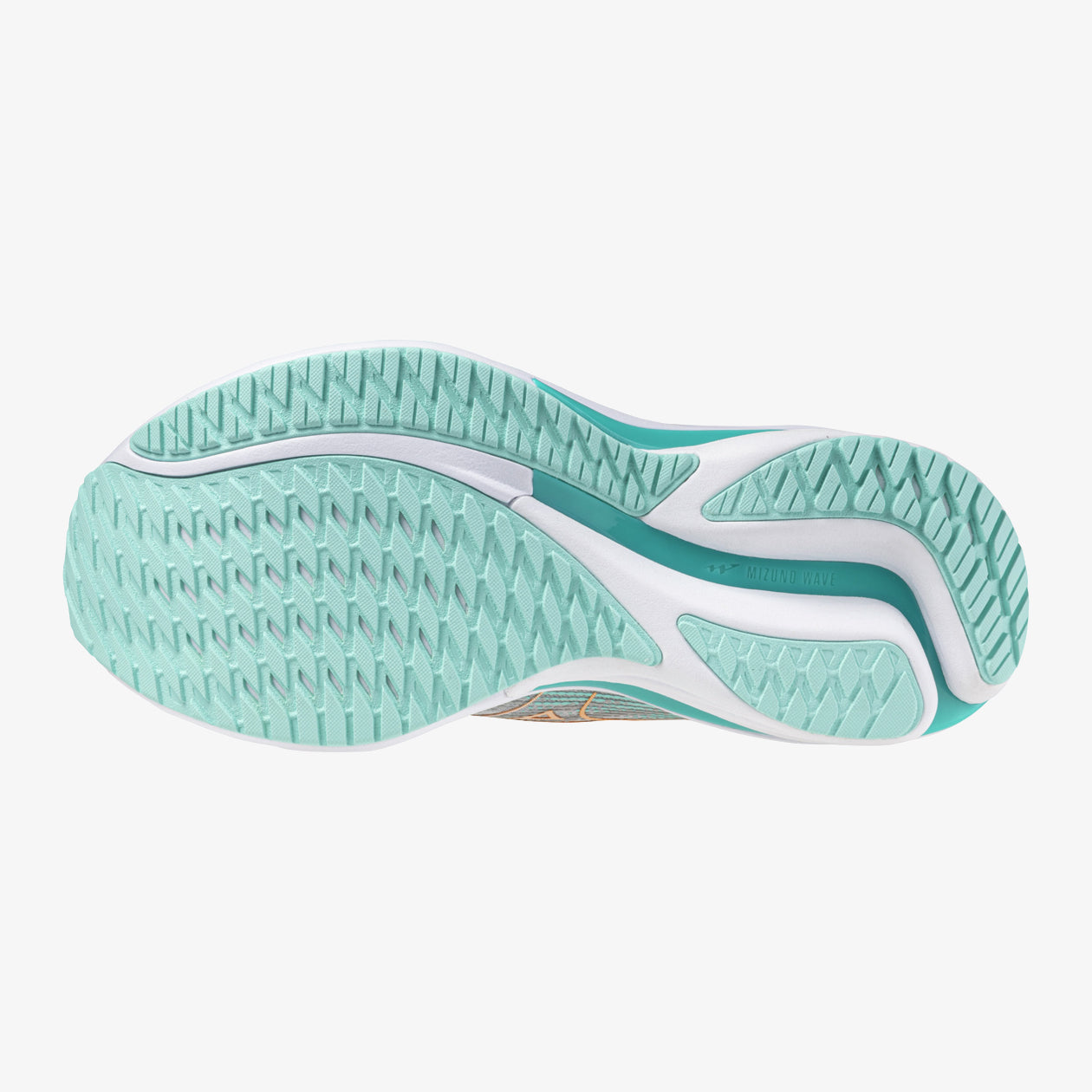 Mizuno Wave Rider 28 (D Width) - Harbor Mist/ White/ Aruba Blue (Womens)