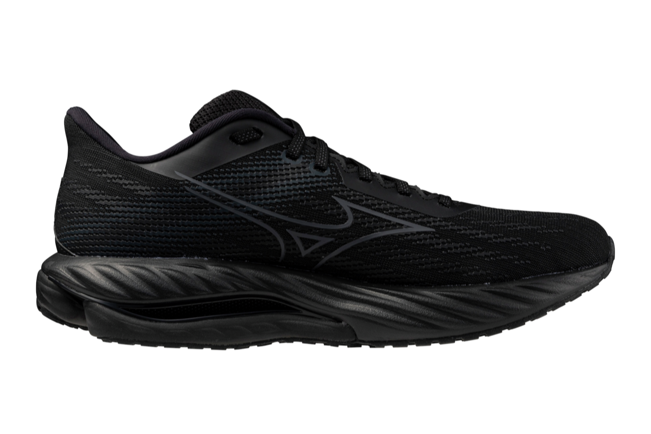 Mizuno Wave Inspire 21 (D Width) - Black/Metallic Grey (Womens)