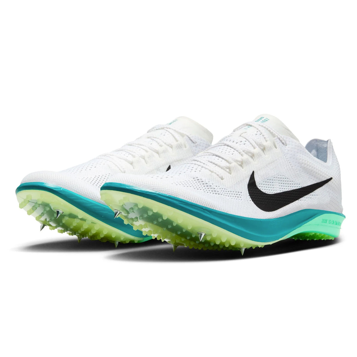 Nike ZoomX Dragonfly 2 (D Width) - White/Black-Bright Spruce (Unisex)