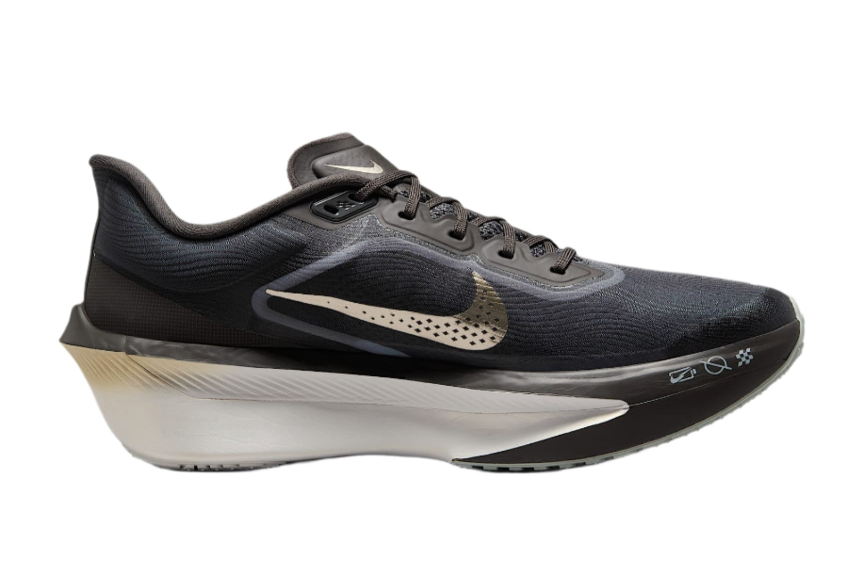 Nike Zoom Fly 6 JI (D Width)- Medium Ash/MTLC Gold Grain (Mens)