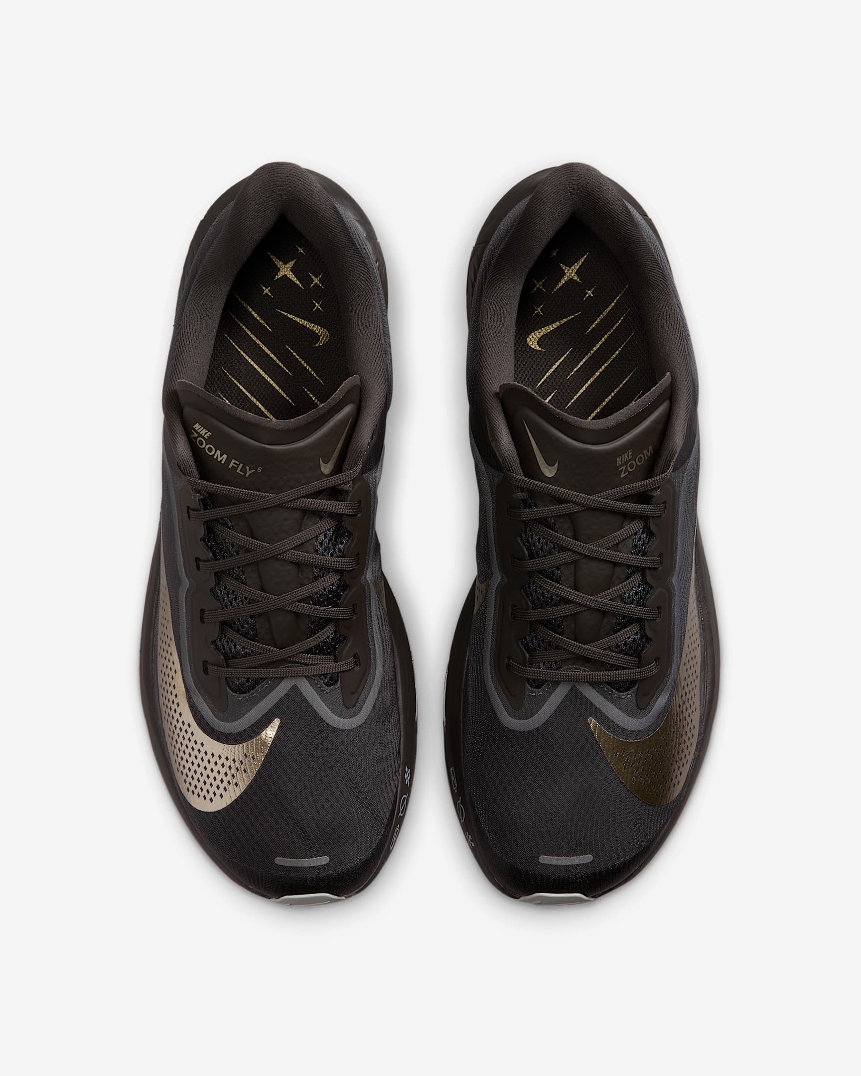Nike Zoom Fly 6 JI (D Width)- Medium Ash/MTLC Gold Grain (Mens)