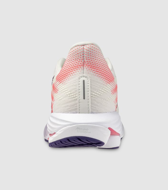 Mizuno Wave Rider 28 (B Width) - White/Rose/Indigo (Womens)
