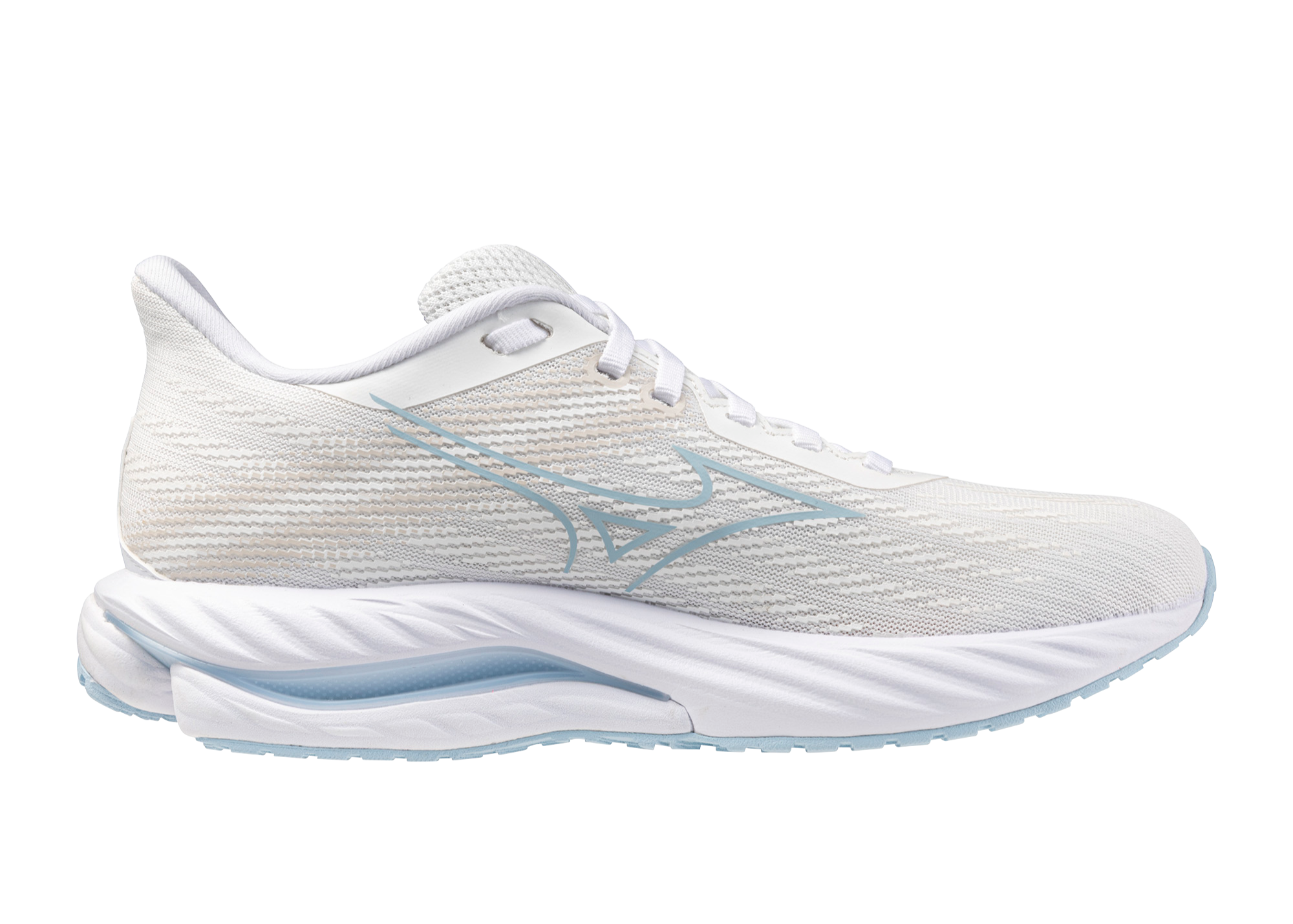 Mizuno Wave Inspire 21 (B Width) - White/Breeze/Nimbus Cloud (Womens)