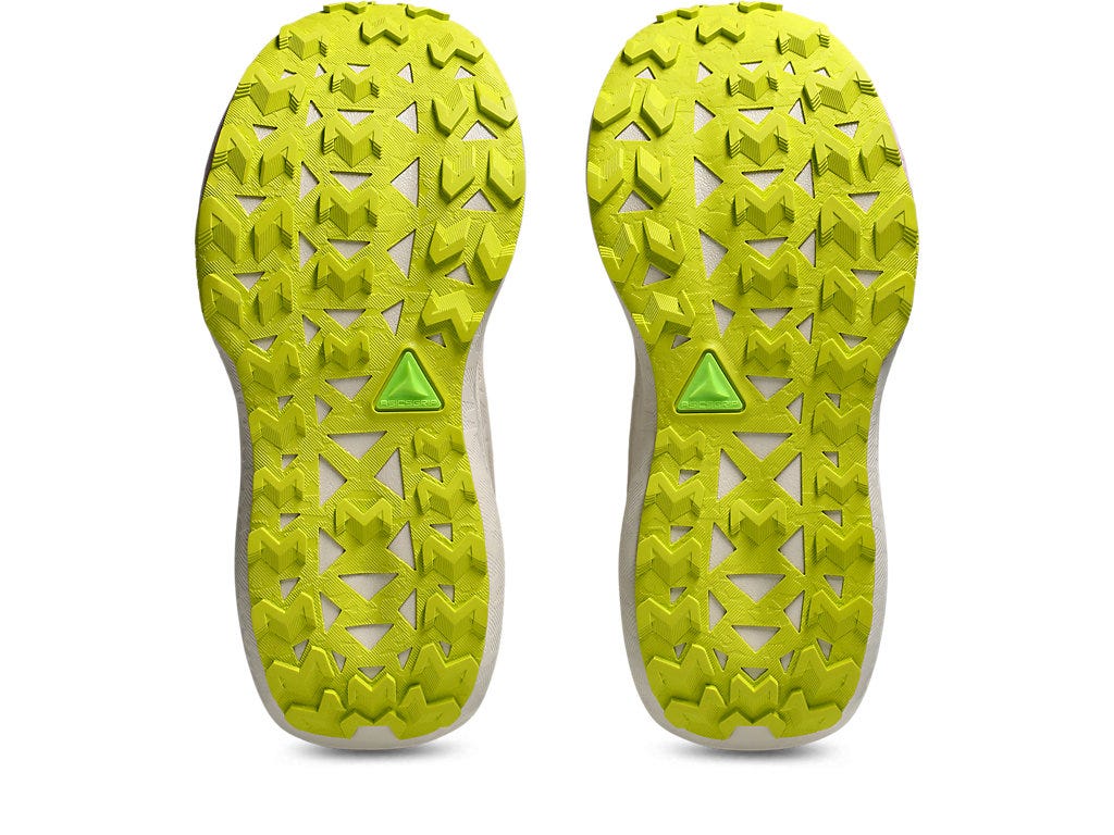 Asics Trabuco Max 5 (B Width) - Mineral Beige/Aurora Green (Womens)