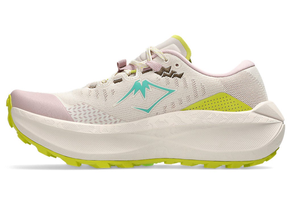 Asics Trabuco Max 5 (B Width) - Mineral Beige/Aurora Green (Womens)