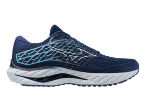 Mizuno Wave Inspire 20 (D Width) - Estate Blue/ White/ River Blue (Mens)