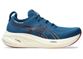 Asics Gel Nimbus 26 (2E Width) - Rich Navy/Faded Orange (Mens)