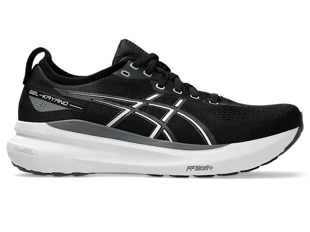 Asics Gel Kayano 31 (2E Width) - Black/White (Mens)