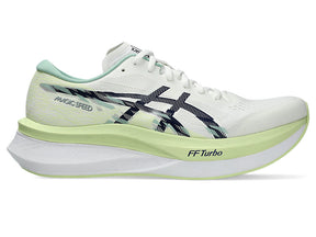 Asics Magic Speed 4 (D Width) - White/Blue Expanse (Mens)