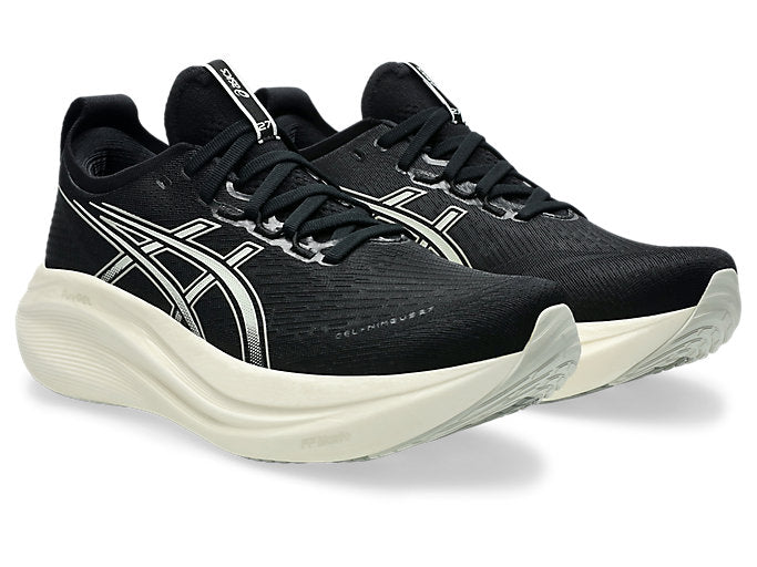 Asics Gel Nimbus 27 (D Width) - Black/Lake Grey (Mens)
