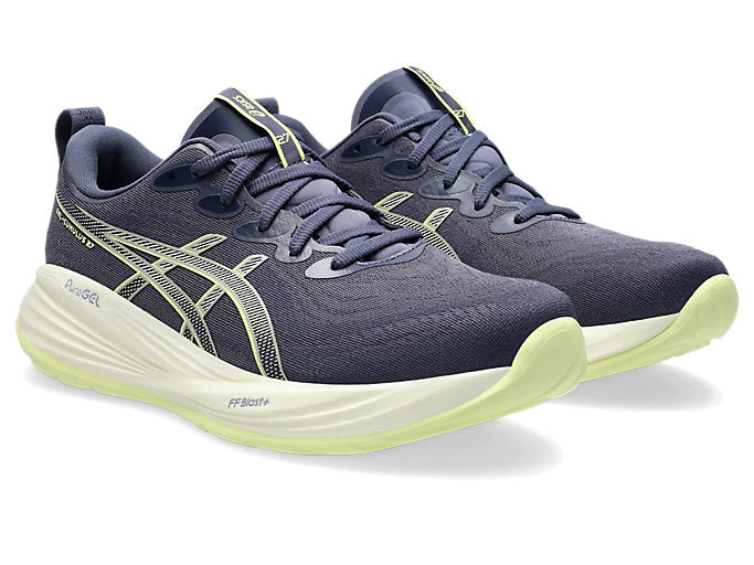 Asics Gel Cumulus 27 (D Width) - Indigo Fog/Lucid Yellow (Mens)