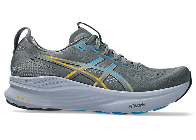 Asics Gel Kayano 32 (D Width) - Steel Grey/Aegean Blue (Mens)