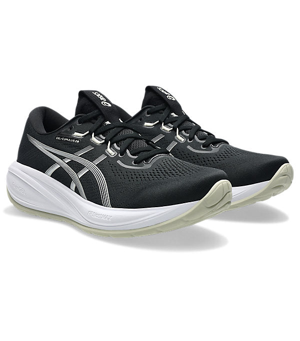 Asics Gel Cumulus 28 (4E Width) - Black/White (Mens)