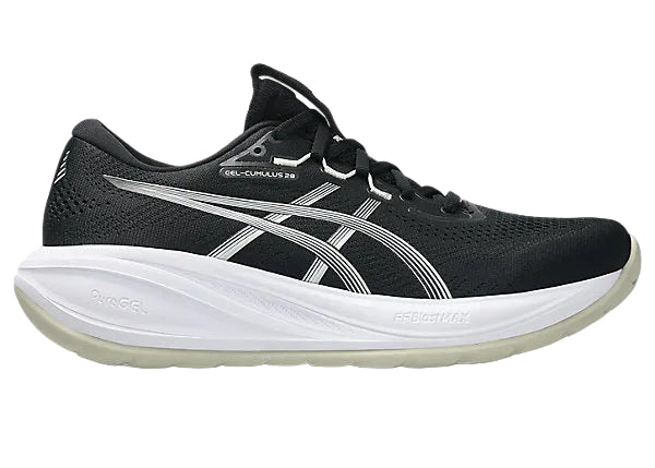 Asics Gel Cumulus 28 (4E Width) - Black/White (Mens)