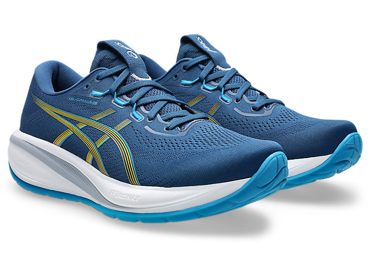 Asics Gel Cumulus 28 (D Width) - Twilight Blue/Yamabuki (Mens)