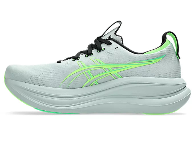 Asics Gel Nimbus 28 (2E Width) - Cold Moss/Illuminate Green (Mens)