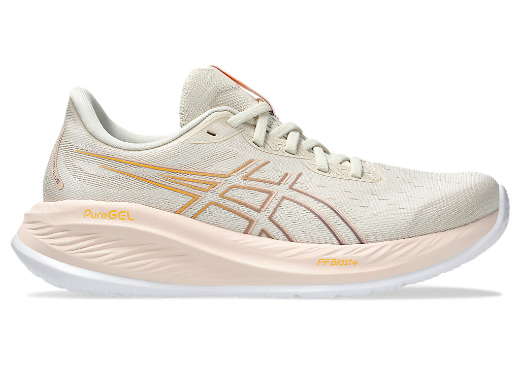 Asics Gel Cumulus 26 (B Width) - Oatmeal/Dusty Mauve (Womens)