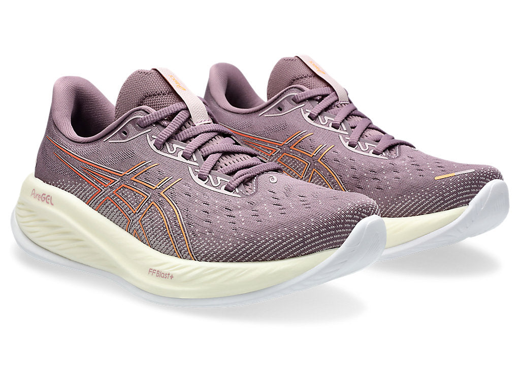 Asics Gel Cumulus 26 (B Width) - Dusty Mauve/Faded Orange (Womens)