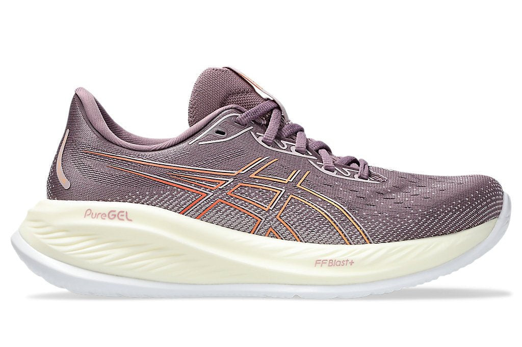 Asics Gel Cumulus 26 (B Width) - Dusty Mauve/Faded Orange (Womens)