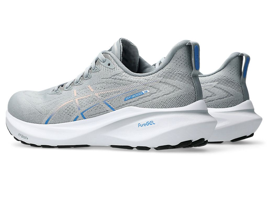 Asics GT-2000 13 (D Width) - Piedmont Grey/White (Womens)