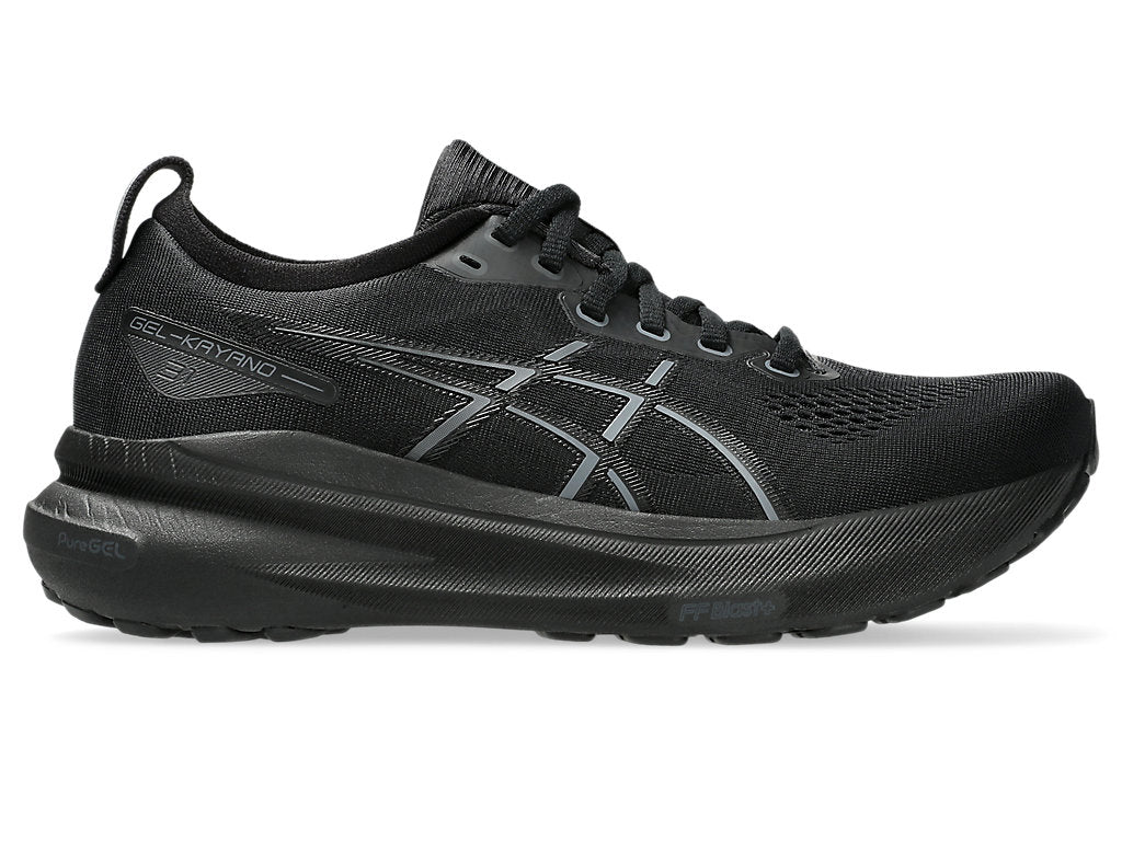 Asics Gel Kayano 31 (B Width) - Black/Black (Womens)