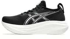 Asics Gel Nimbus 27 (B Width) - Black/Lake Grey (Womens)