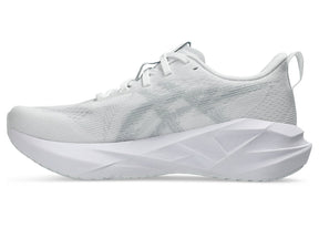 Asics Novablast 5 (B-Width) - White/Piedmont Grey (Womens)