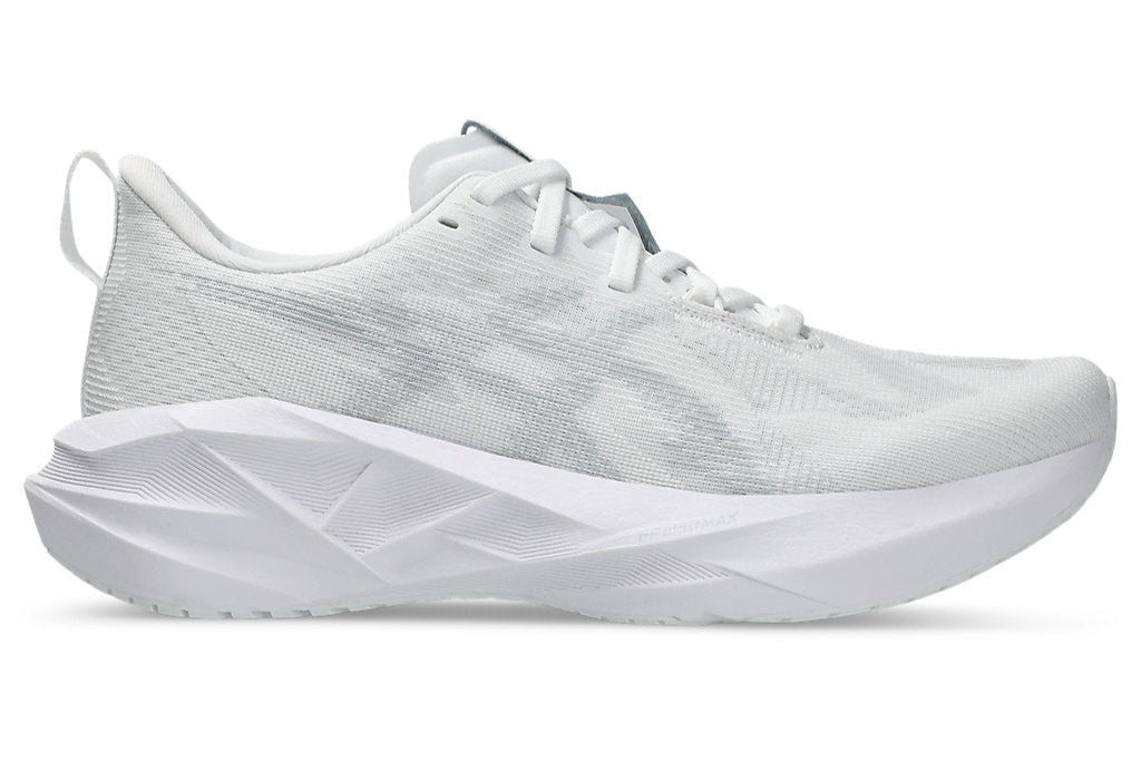 Asics Novablast 5 (B-Width) - White/Piedmont Grey (Womens)