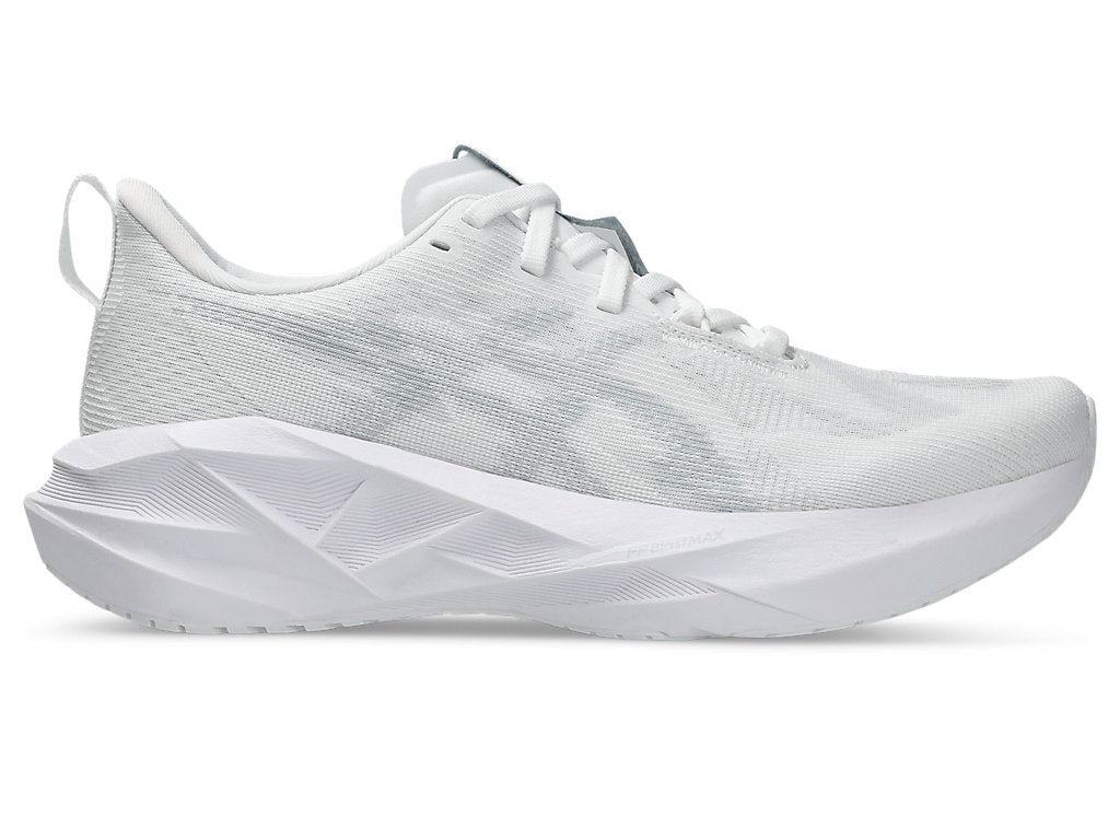 Asics Novablast 5 (B-Width) - White/Piedmont Grey (Womens)