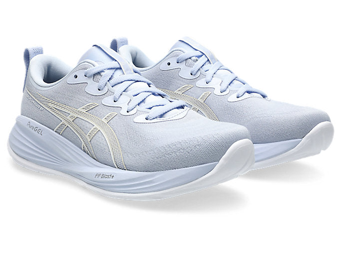 Asics Gel Cumulus 27 (B Width) - Blue Fade/White (Womens)