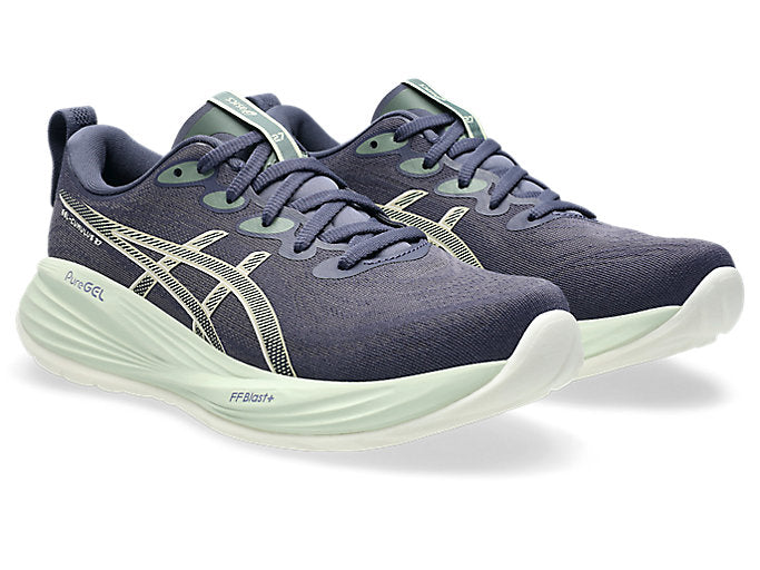 Asics Gel Cumulus 27 (D Width) - Indigo Fog/Cream (Womens)